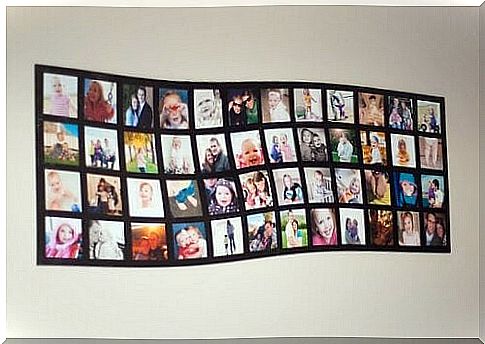 Frame-shaped photo decoration