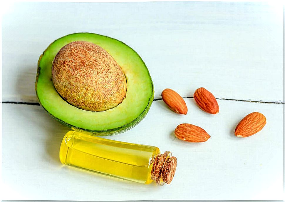 Avocado and almond oil