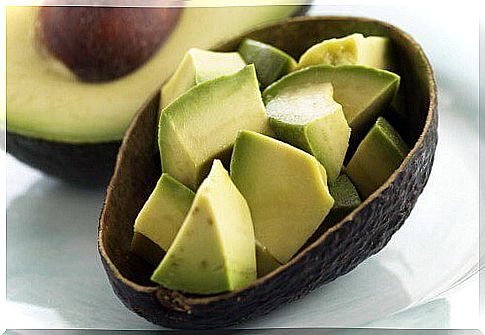 Vitamins with avocado