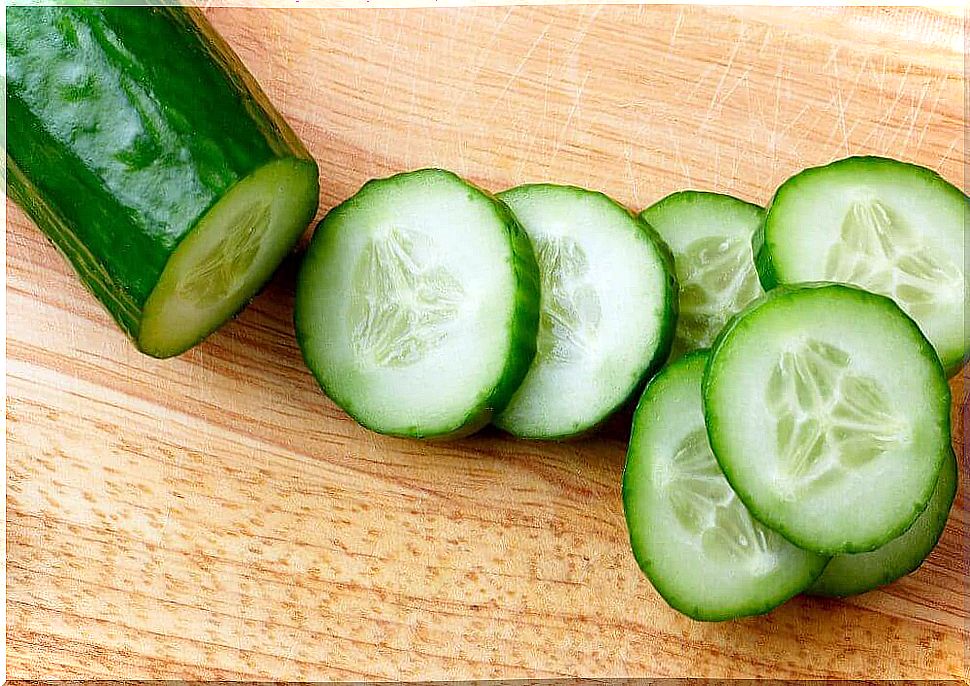 Cucumber helps relieve black eye