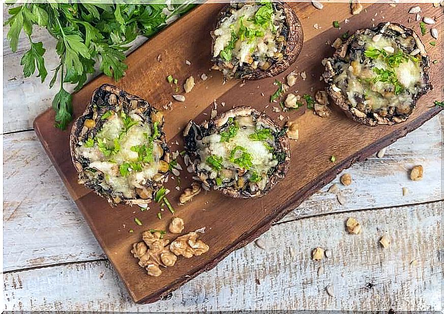 How to Make Vegan Stuffed Mushrooms