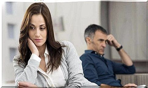 woman thinking about another person