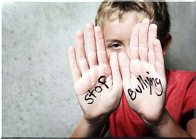 Child asking to stop bullying