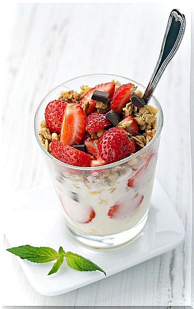 yogurt with muesli