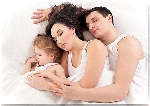 family sleeping